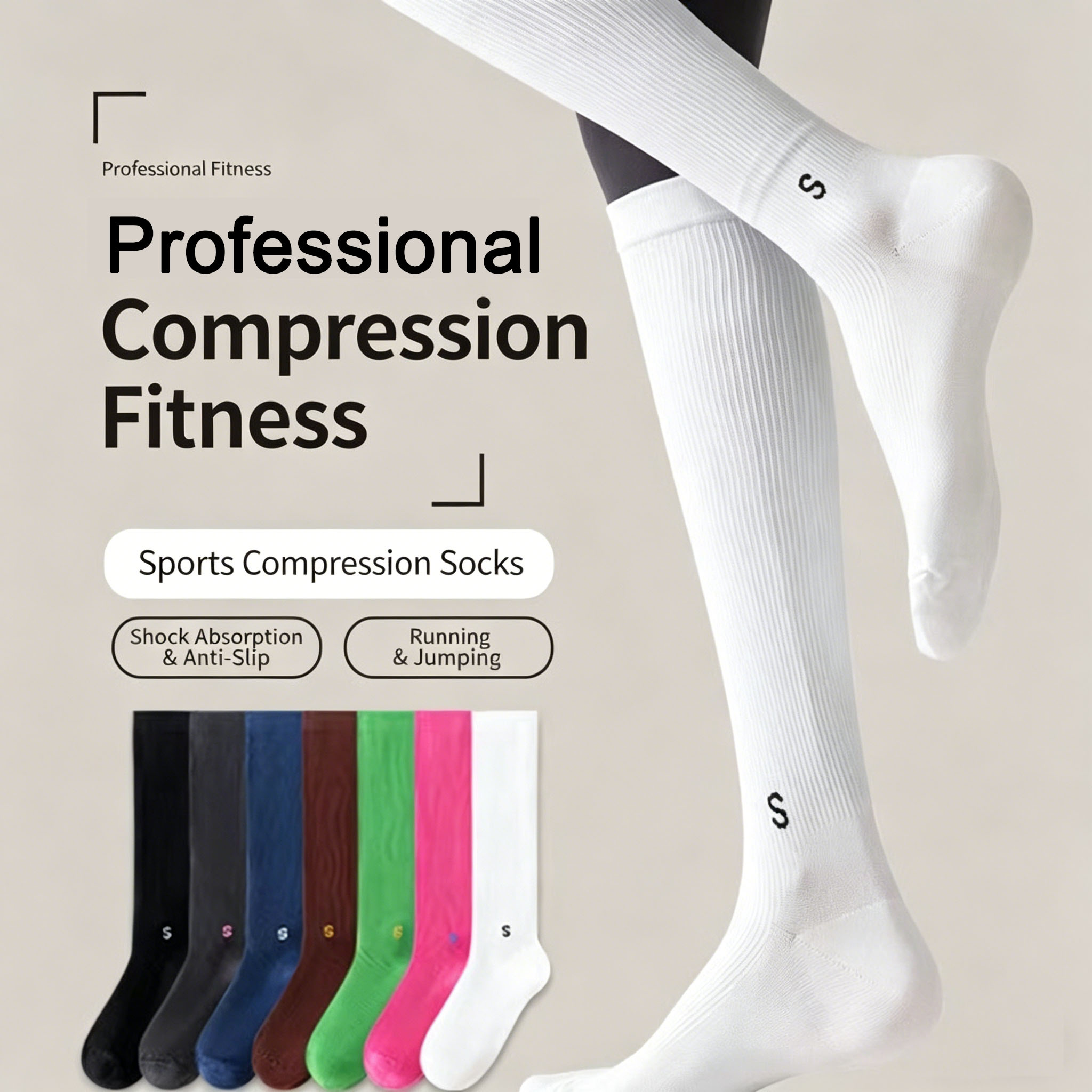 Professional Sports Compressio - Compression Sock Medical ulasan dan harga
