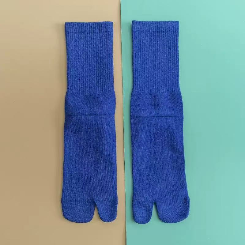 Candy Color Mid-Calf Tabi Sock - Toe Sock Split ulasan dan harga