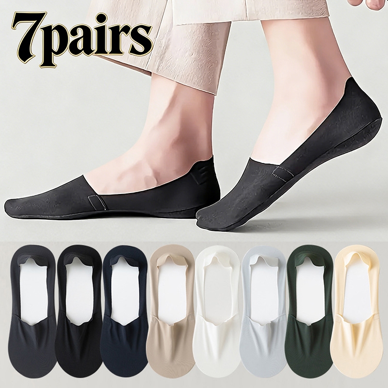 7 Pairs Men's Summer Non-Slip  - Ankle Sock Low Cut ulasan dan harga