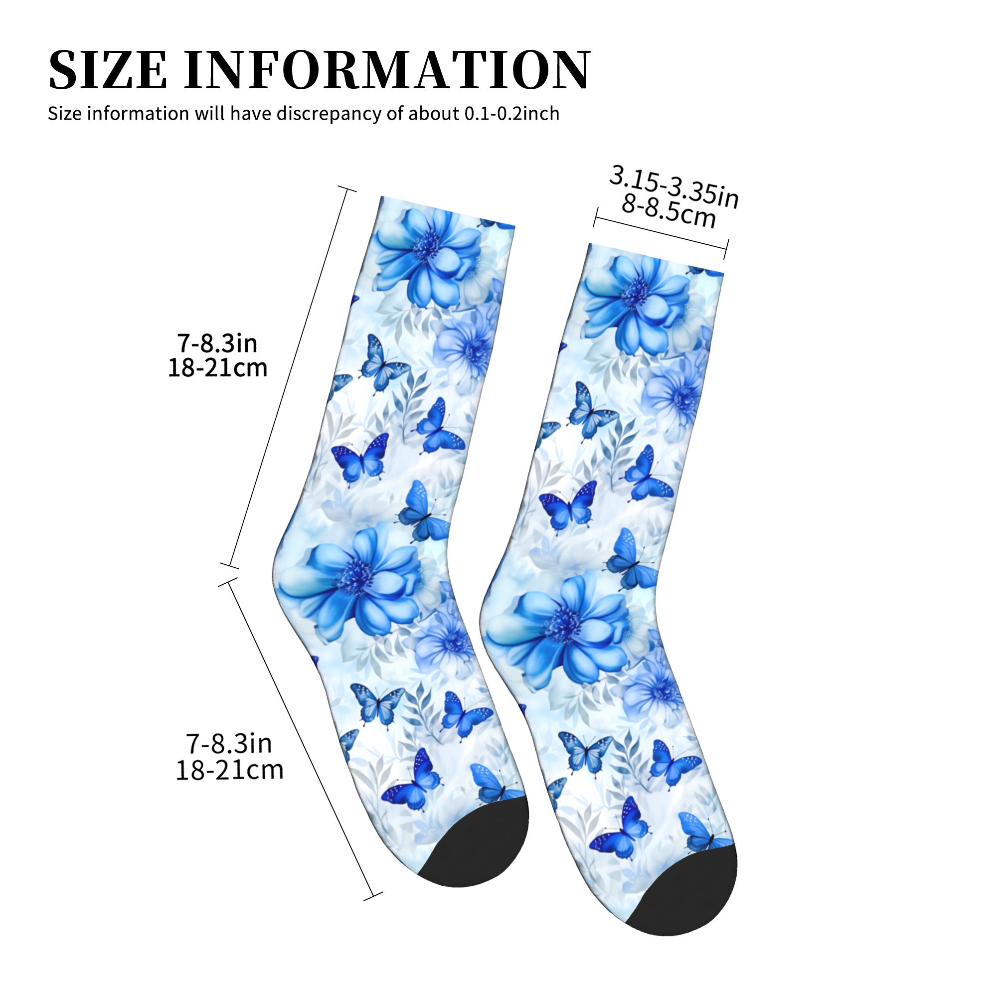 Blue Butterfly Ballet  Dress S - Dress Sock Men ulasan dan harga