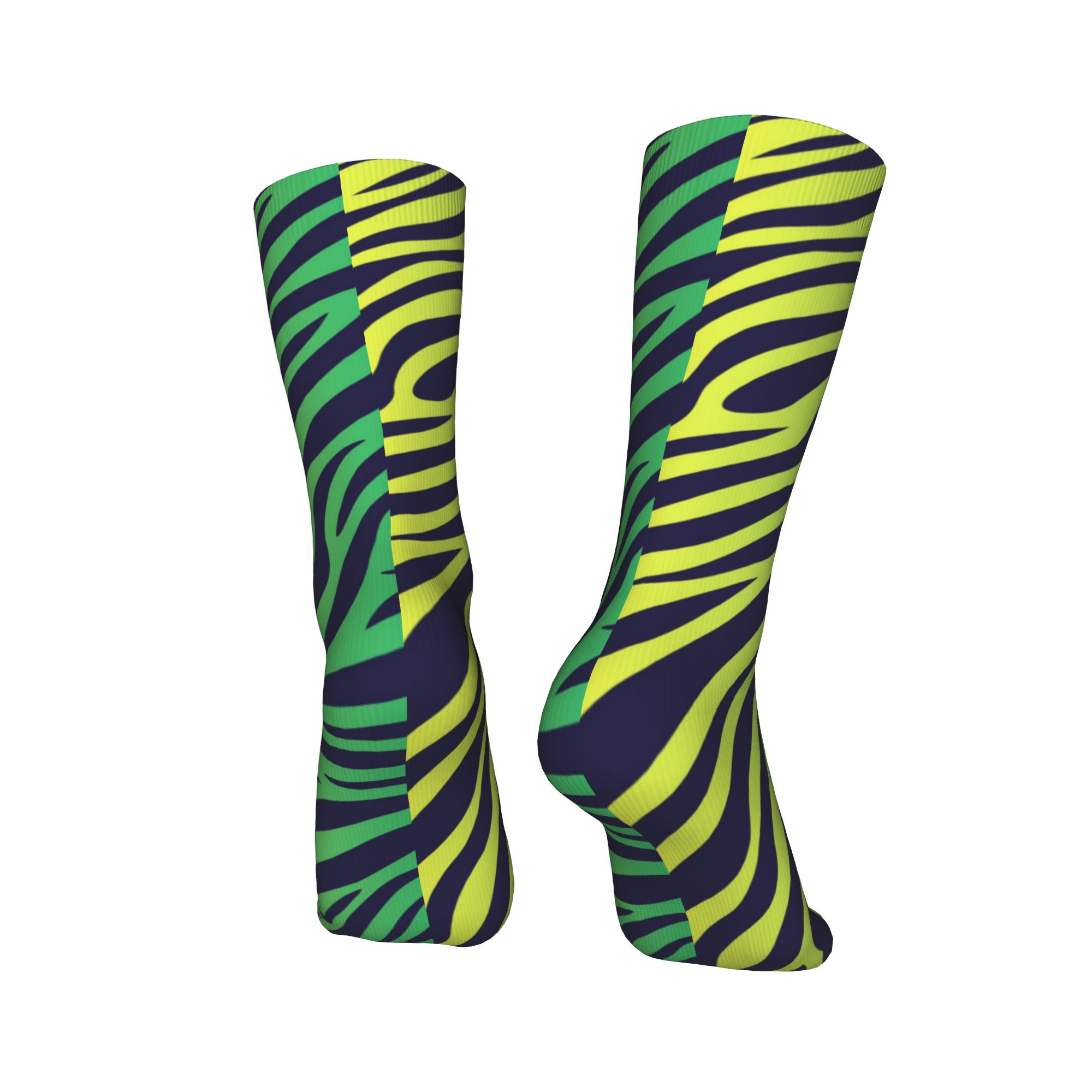 Colorful Tiger Zebra Skin Patt - Dress Sock Men ulasan dan harga